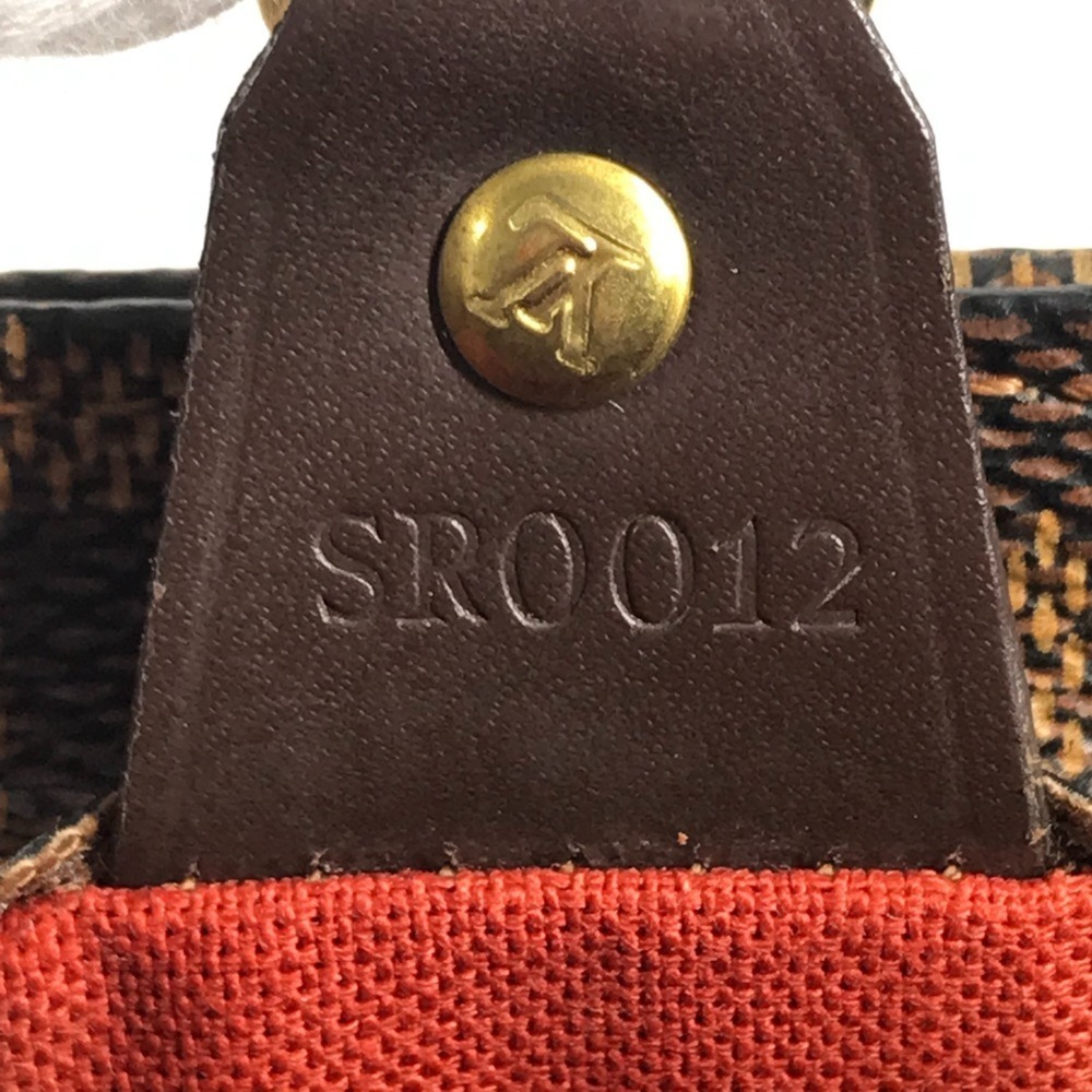 LOUIS VUITTON Authentic Brown Damier Canvas Tote Bag - Picture 13 of 14